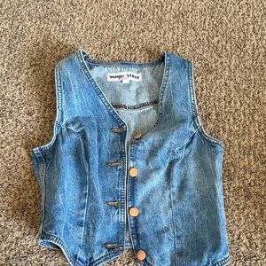 Wrangler Blue Denim Vest